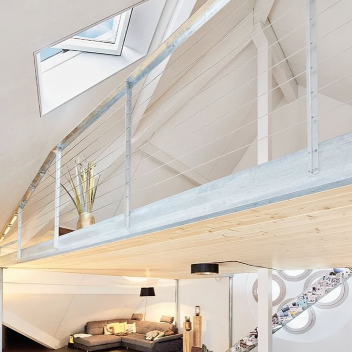 Roto Designo R6 Schwingfenster Kunststoff Weiß