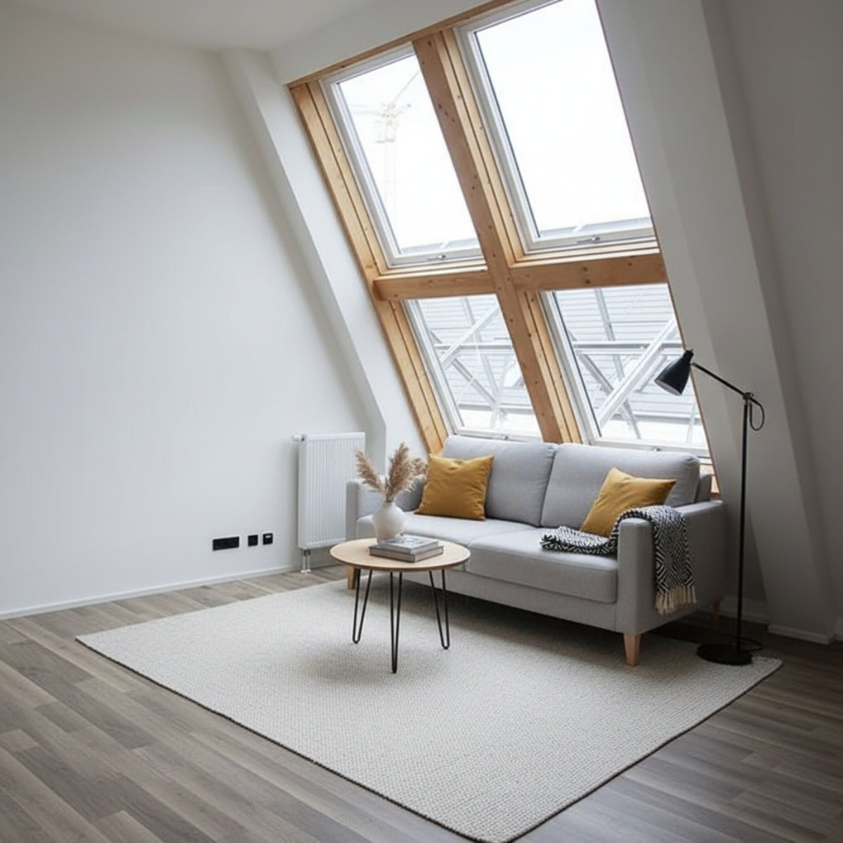 Roto Designo R6 Schwingfenster Kunststoff Weiß
