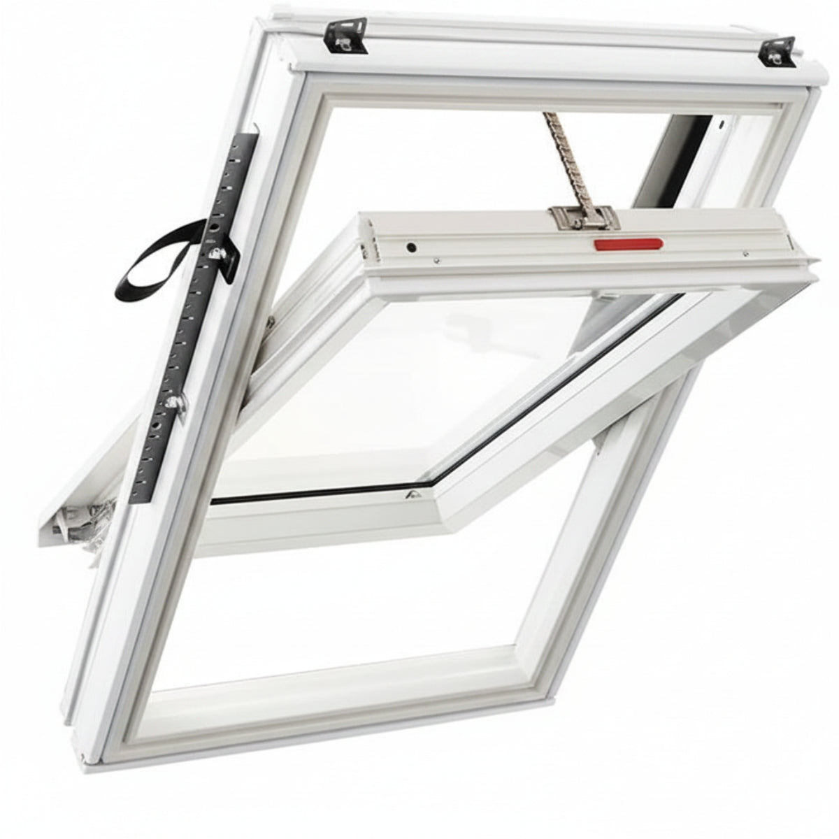 Roto R6 Tronic Schwingfenster Kunststoff Weiss