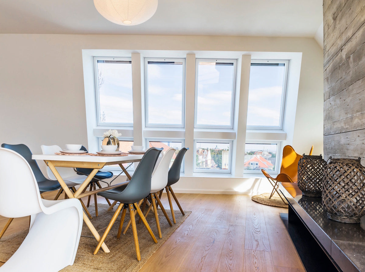 Roto Designo R8 Klapp-Schwingfenster Kunststoff Weiß