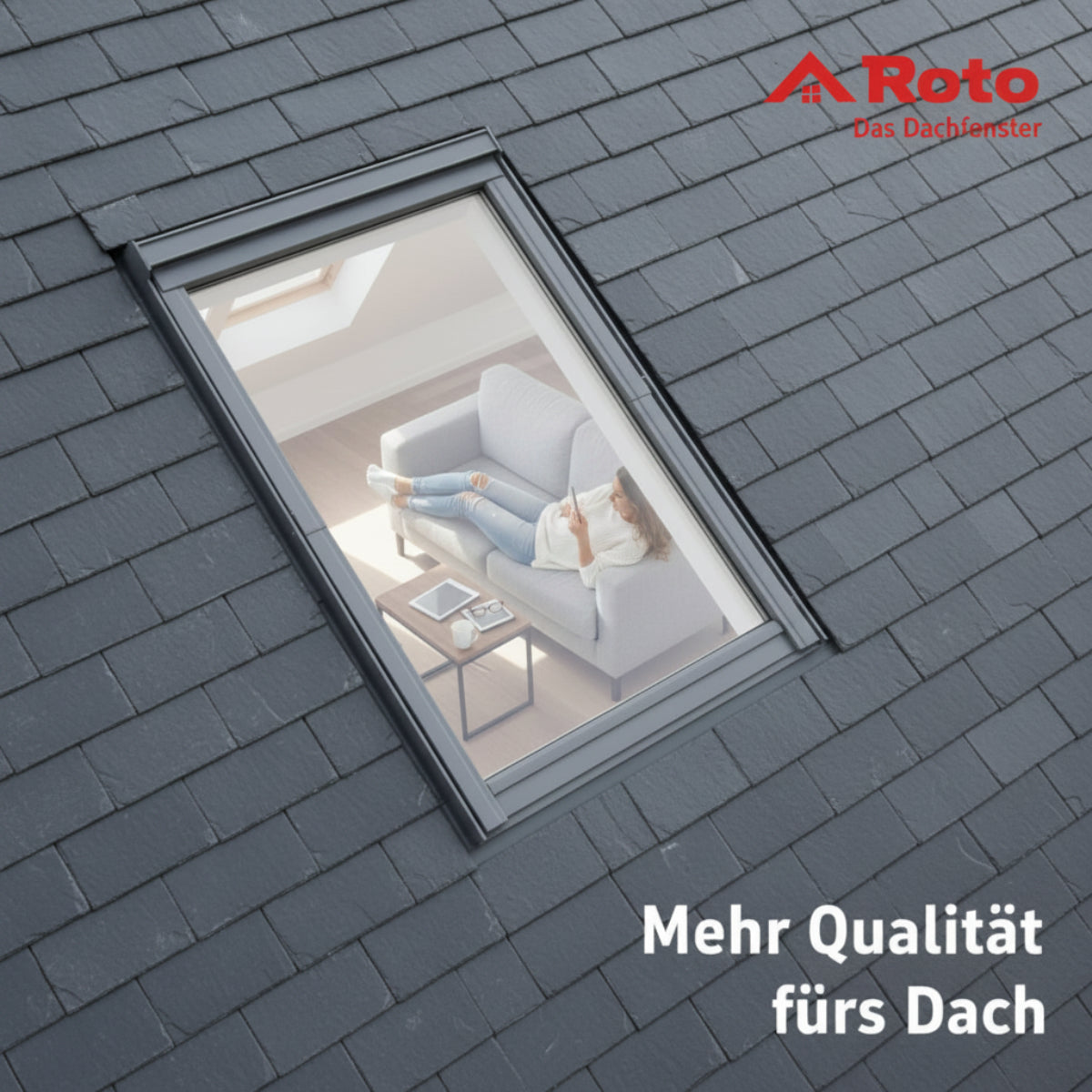 Roto R6 Tronic Schwingfenster Kunststoff Weiss
