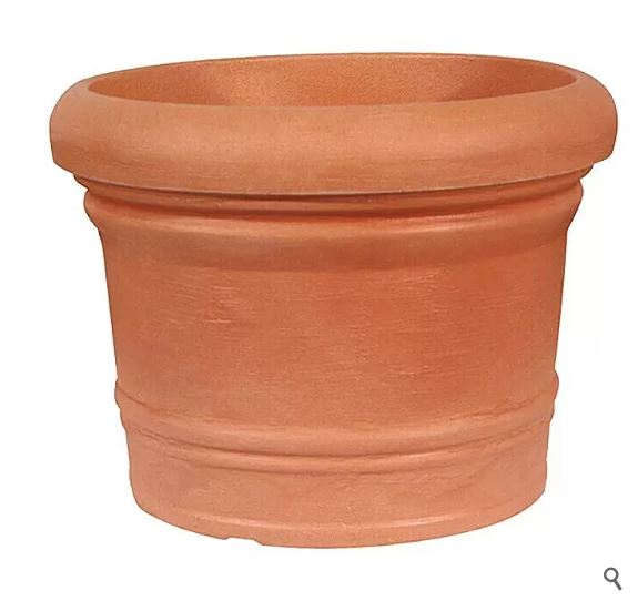 Pflanzkübel Palermo (Ø x H): 60 x 47 cm, Kunststoff, Terracotta