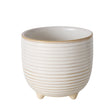Übertopf Peronie 13,2 cm Ø Beige/Weiß