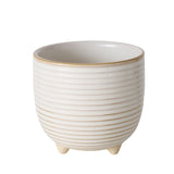 Übertopf Peronie 13,2 cm Ø Beige/Weiß