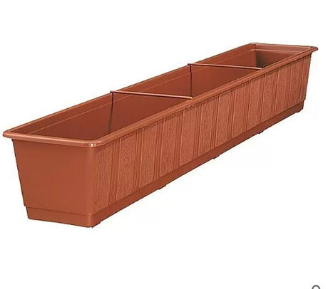 Balkonkasten 80 cm, Terracotta KST