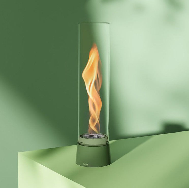 höfats SPIN air 900 Tischfeuer Emaille grün