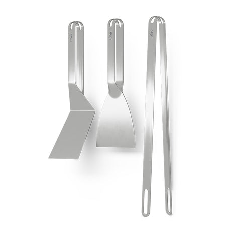 höfats BBQ-Tool-Set 3-teilig – Grillzange, Spachtel und Wender
