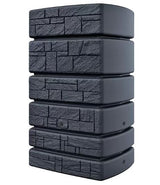 Regentonne Tower Stone Anthrazit 500 ltr. m. Deckel