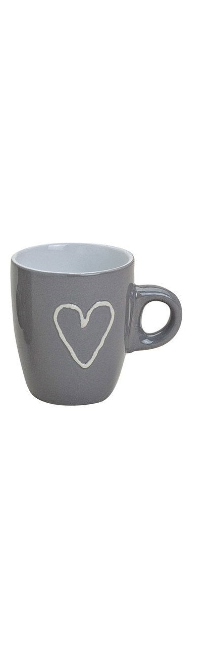 10018084 Espressotassen Herz 3-teilg weiß/grau