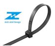 Kabelbinder schwarz 60 cm lang lose