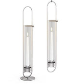 höfats OVAL CANDLE 55 Kerzenhalter silber