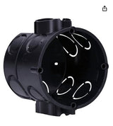 Unterputz-Gerätedose mit Stutzen Ø 60mm 41mm Tiefe UP M25 schwarz