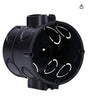 Unterputz-Gerätedose mit Stutzen Ø 60mm 41mm Tiefe UP M25 schwarz