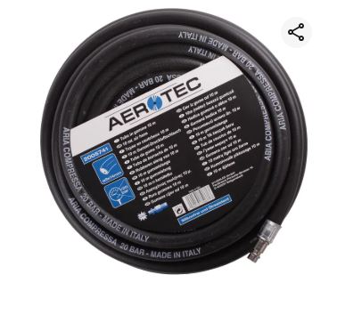 Aerotec Druckluftschlauch PU, 20m, 20 bar, Innen Ø 9mm