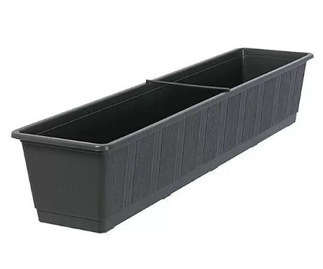 Balkonkasten 80 cm, Antharzit KST