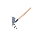 Gartenhacke Rechteck m. kurzem Stiel