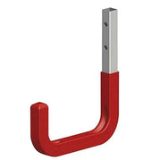 Wandhaken 115 x 140 mm, Belastbarkeit: 30 kg, Verzinkt, Gummiert