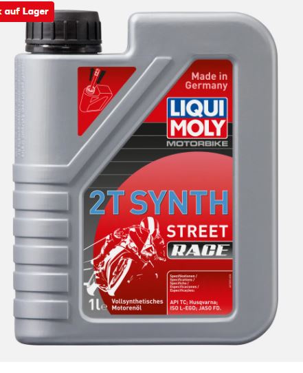 2-Takt-Öl Motorbike 2T Synth Street Race 1ltr.