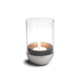 höfats GRAVITY CANDLE Windlicht silber – Produktansicht
