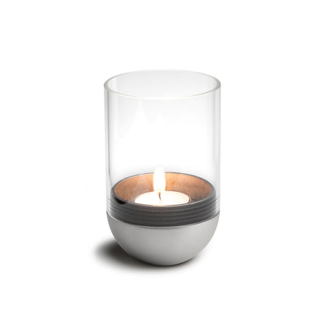 höfats GRAVITY CANDLE Windlicht silber – Produktansicht
