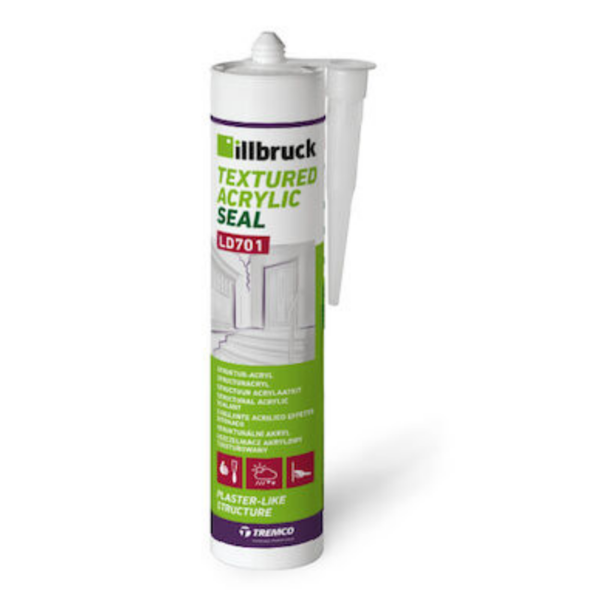 illbruck LD701 Struktur Acryl weiß 310 ml