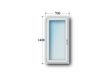 1 Flg. Fenster Drehkipp links
