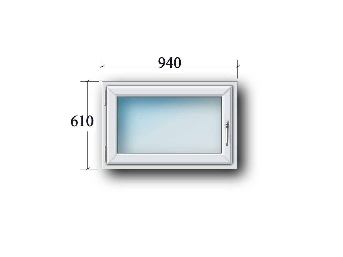 1 Flg. Fenster Drehkipp links