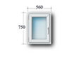 1 Flg. Fenster Drehkipp links