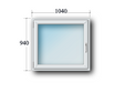 1 Flg. Fenster Drehkipp links