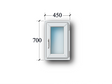 1 Flg. Fenster Drehkipp rechts
