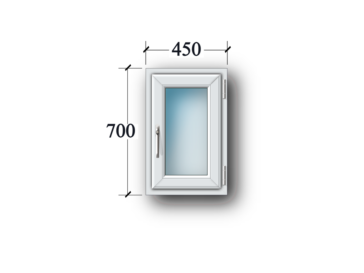 1 Flg. Fenster Drehkipp rechts