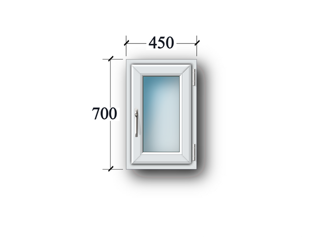 1 Flg. Fenster Drehkipp rechts