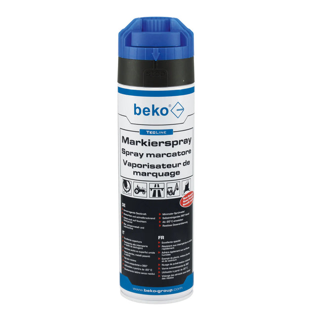 beko TecLine Markierspray 500 ml leuchtblau