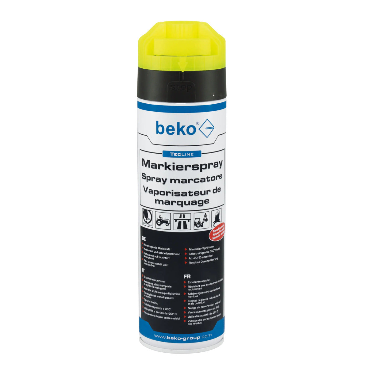 beko TecLine Markierspray 500 ml leuchtgelb