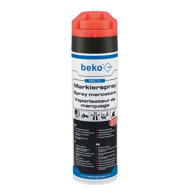 beko TecLine Markierspray 500 ml rot