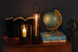 höfats OVAL CANDLE 55 Kerzenhalter schwarz – Stimmungsbild Wohnzimmer