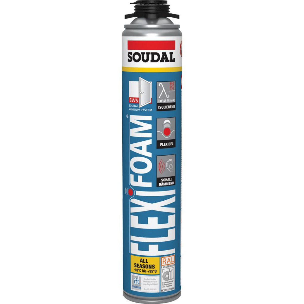 Soudal Flexifoam Gun DE Pistolenschaum 750 ml