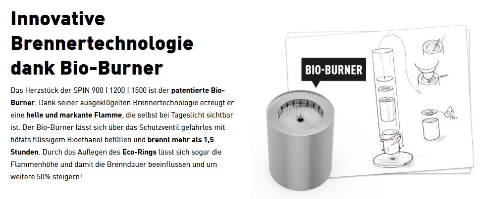 Spin-Bio-Burner