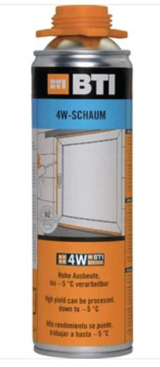 BTI PU Schaum 4W 500 ml (4W Pistolenschaum)