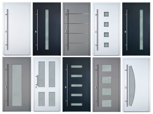 Übersicht Haustürmodelle Serie 90mm auf Maß