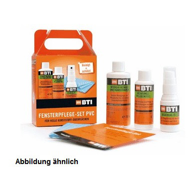 Pflege Kunststofffenster - Set, BTI, für helle Kunststoff-Oberflächen