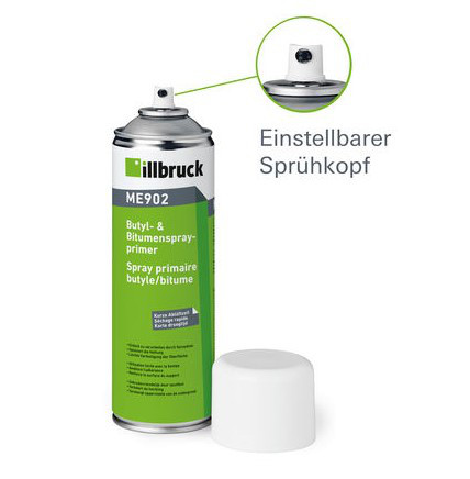 illbruck ME 902 Butyl & Bitumen Sprühprimer 500 ml, Online Fenster Kaufen