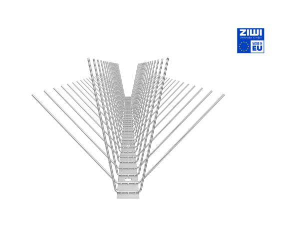 Taubenabwehr-Spikes 4-reihig Edelstahl 