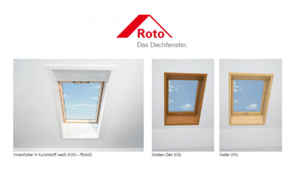 Roto Designo Innenfutter Kunststoff Komplett | Online Fenster Kaufen ...