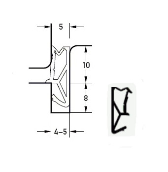 Funktionsdichtung für Holzfenster SV 105