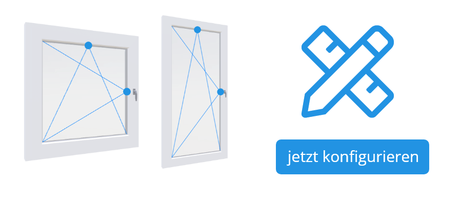 Fensterkonfigurator für neue Balkontüren und Fenster nach Maß mit online-fenster-kaufen.de