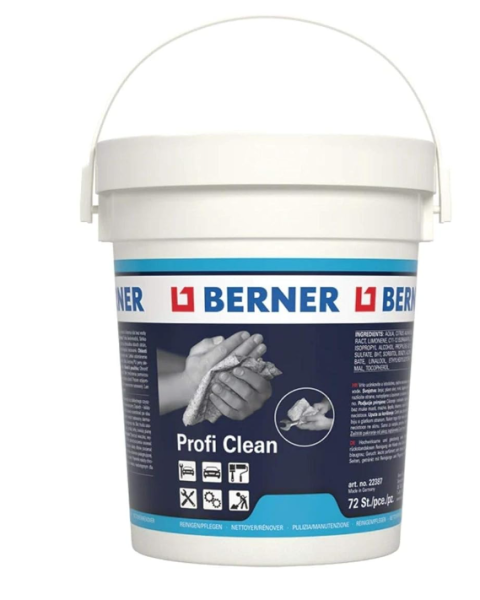 Berner Handreinigungstücher Profi Clean 72 Tücher