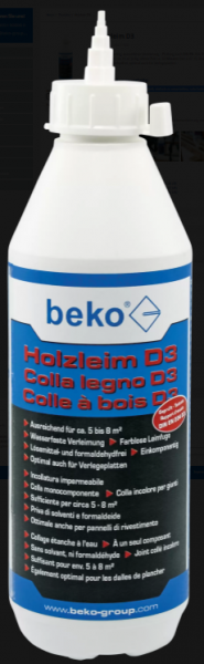 Beko Holzleim D3 Leimflasche